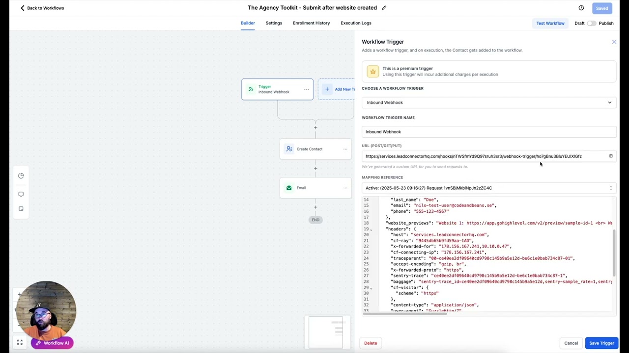 Snapshots and Webhooks