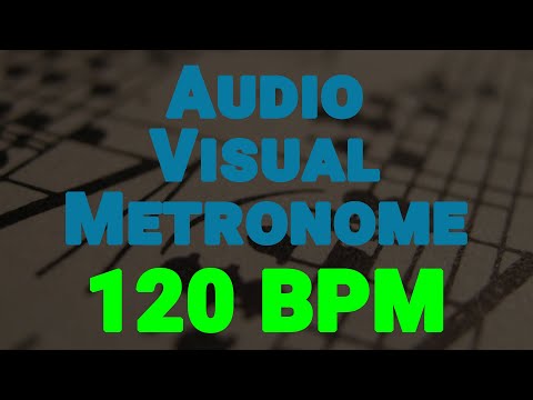 120 BPM Audio-Visual Metronome/Click Track