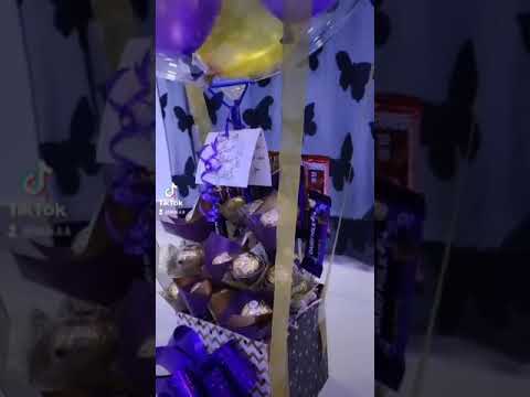 Bobo balloon with Ferero for 60th Birthday 🎂 🎁 💐