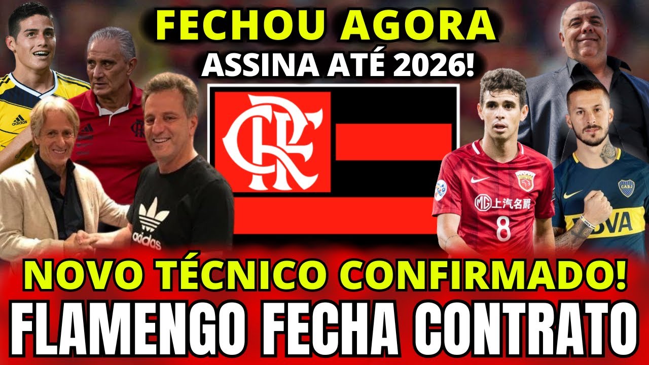 ACERTOU NESSA QUARTA! FLAMENGO OFICIALIZA ATACANTE! JORGE JESUS CONFIRMADO E+! NOTICIAS DO FLAMENGO