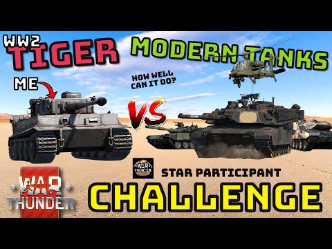 TIGER VS MODERN TANKS - How Well Would It Do? - WAR THUNDER