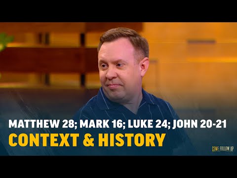 Matthew 28; Mark 16; Luke 24; John 20-21