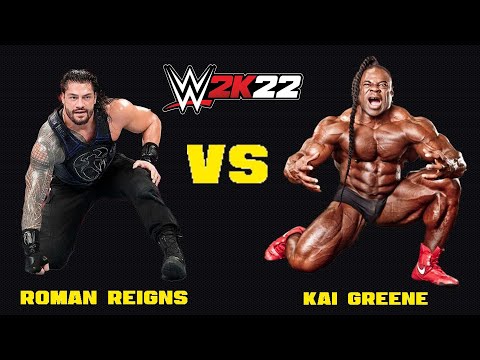 Kai Greene vs Roman Reigns WWE-2K22
