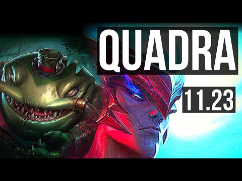 TAHM KENCH vs YONE (TOP) (DEFEAT) | Quadra, 1.0M mastery, 300+ games | EUW Master | 11.23
