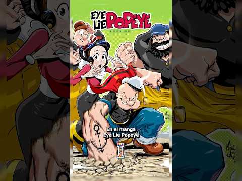 Así fue como Popeye perdió su ojo #shorts #comics #manga