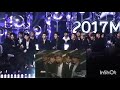 EXO,WANNA ONE and other idols react to bts netizen choice vcr @mma 2017