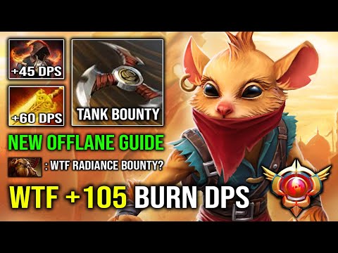 WTF +105 Radiance Flames Cloak Burn DPS Bounty Hunter | 100% NEW Meta Annoying Shuriken Dota 2
