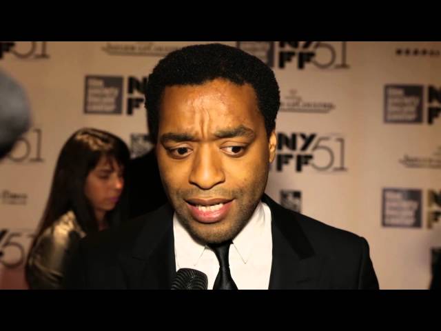 NYFF51: Chiwetel Ejiofor | "12 Years A Slave" Red Carpet