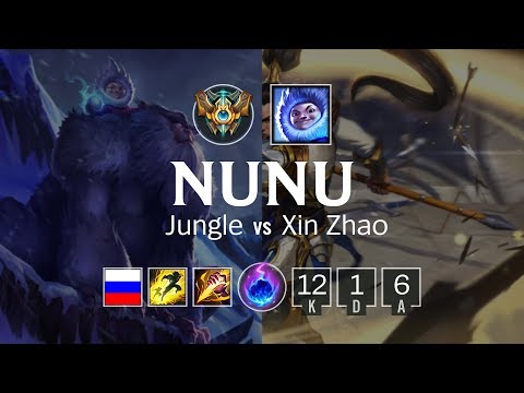 Nunu Jungle vs Xin Zhao - RU Challenger Patch 8.8
