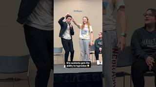 She suddenly gets the ability to hypnotize