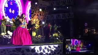 La tequilera Ángela Aguilar en Oaxaca