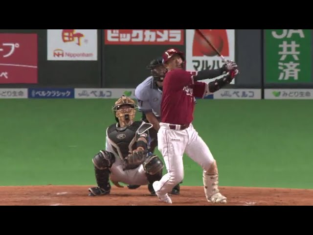 【5回表】これで猛打賞!! イーグルス・今江の完璧なホームラン!! 2018/8/9 F-E