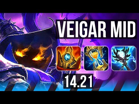 VEIGAR vs JARVAN IV (MID) | KR Diamond | 14.21