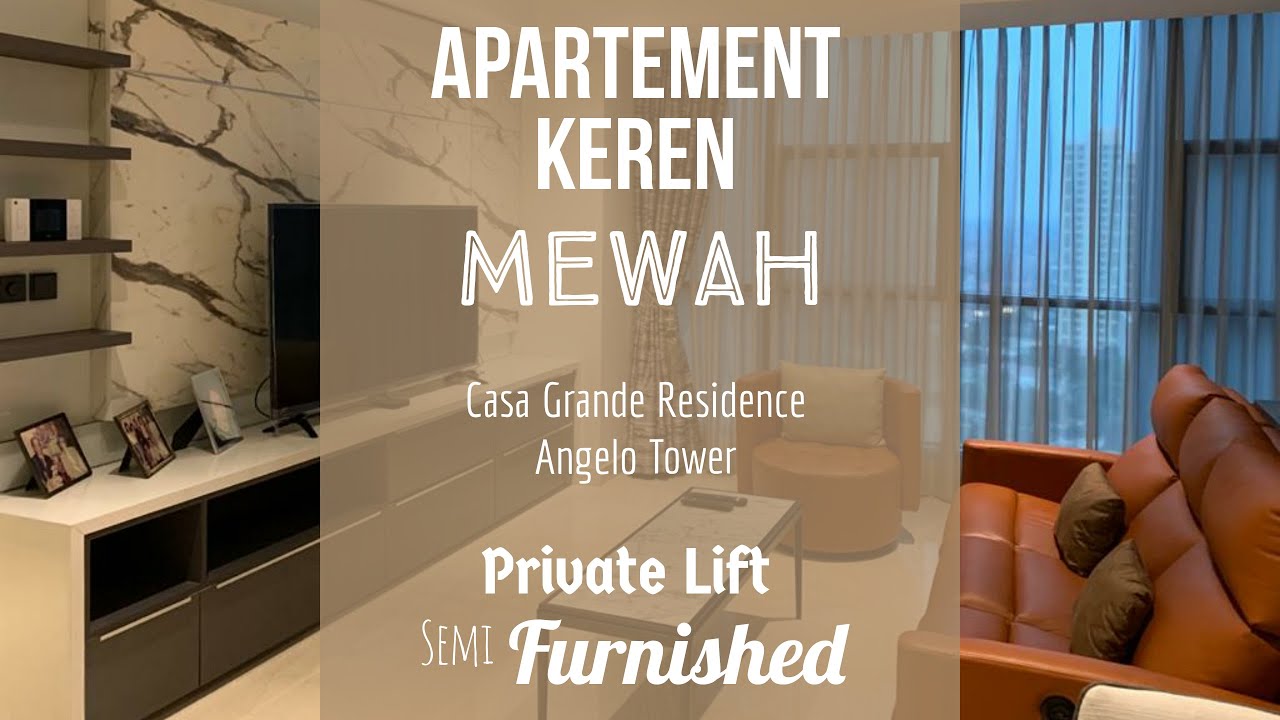 Apartment 3BR, Luxurious Interior in Casagrande, Kota Kasablanka