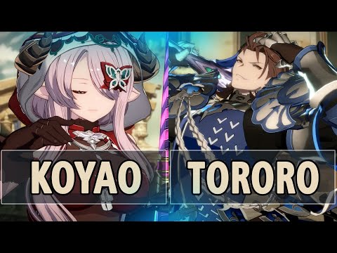 GBVSR:🔥Koyao (Narmaya B.Butterfly) Vs Tororo (Percival)🔥| High Level Gameplay.