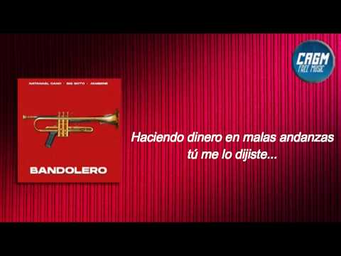 Bandolero - Natanael Cano x Big Soto x Jambene (Lyric Video)