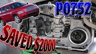 2008 HHR P0752 1ST AND 4TH GEAR MISSING AND HARD SHIFT
