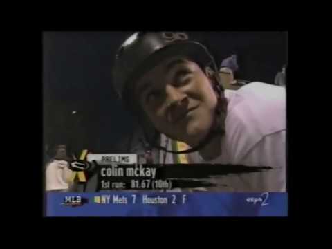 Colin McKay 1996 X-Games Skateboard Vert 1 run