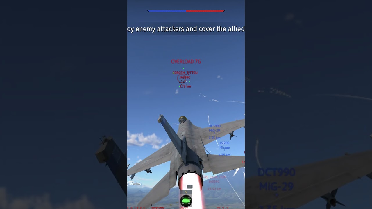 AIM-120A War Thunder Maneuverability is Crazy! #warthunder #AIM120 #AMRAAM #bvr