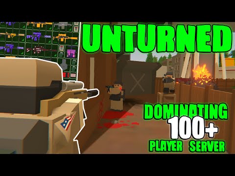 8000 Hour Player Dominates 100+ Player Server (Unturned Survival PvP)