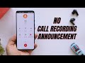 Disable Google Dialer Call Recording Announcement In Smartphones Having Google Dialer