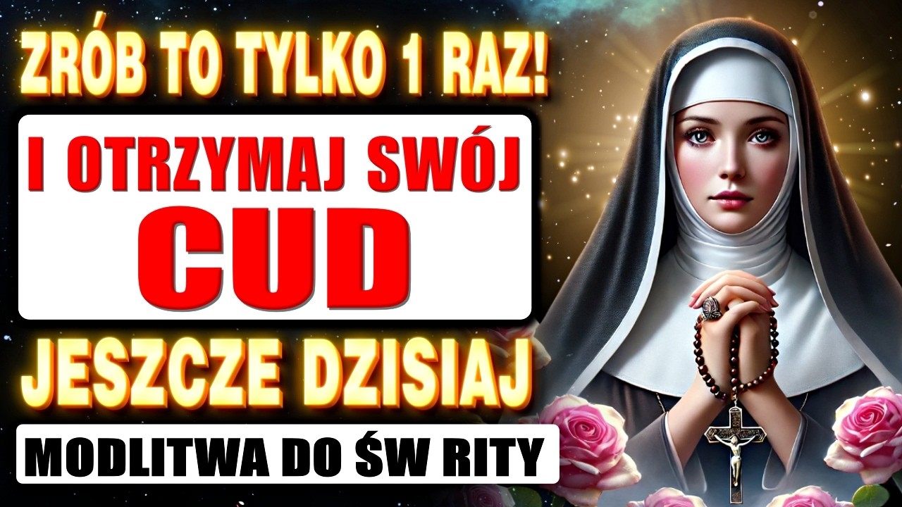 💖BARDZO MOCNA MODLITWA DO ŚWIĘTEJ RITY - ZRÓB TO, A ZOBACZYSZ, ŻE ZDARZY SIĘ CUD🙌🏼