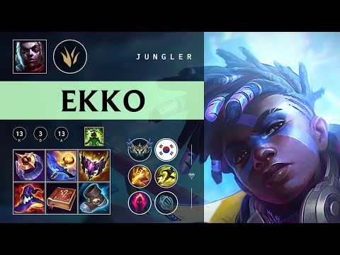 Ekko Jungle vs Karthus - KR Challenger Patch 26.01