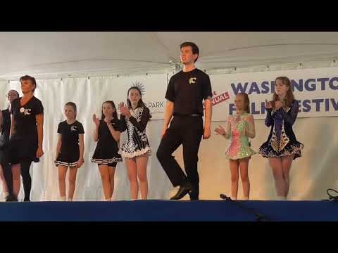 Culkin School of Traditional Irish Dance at the Washington Folk Festival