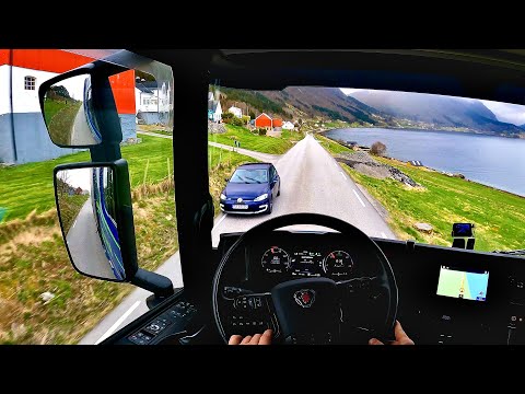 POV Driving in Norway Scania S560 - Road 652+61(Sibelco Nordic AS)