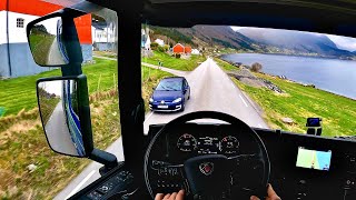 POV Driving in Norway Scania S560 - Road 652+61(Sibelco Nordic AS)
