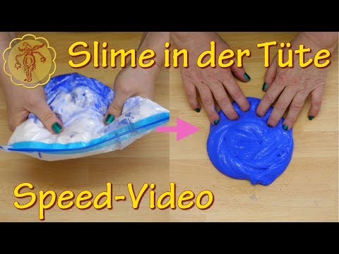Speed-Video: Slime in der Tüte - selber machen - DIY