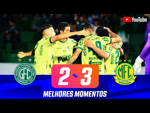 GUARANI 2 X 3 MIRASSOL | MELHORES MOMENTOS | 4ª RODADA | PAULISTÃO 2024
