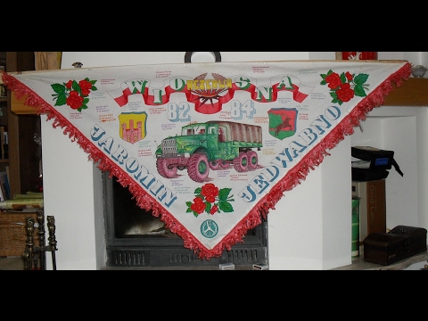 JAROMIN - JW1286 i inne : Janusz Stasiak czyta adresy kolegów z swojej chusty : 11.02.2017 .