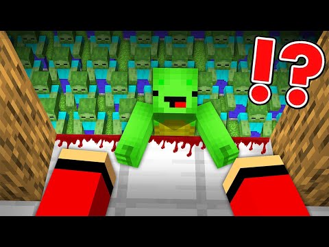 Escape Zombie Hunters: JJ & Mikey's Minecraft Adventure