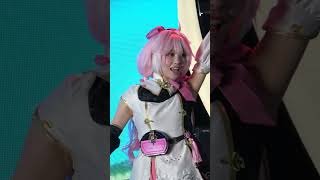 東京ゲームショウ2024鳴潮ブース アンコ役えい梨  コスプレコンパニオン4K