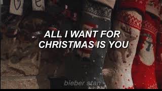 Justin Bieber, Mariah Carey | All I Want For Christmas Is You (Traducida al español)
