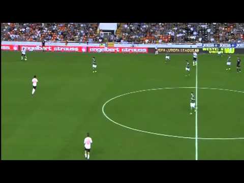 Federico Cartabia 21'   Valencia CF vs St Gallen 2   0)   UEFA Europa League 2013 10 24