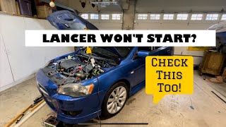 Mitsubishi Lancer Won’t Start? TRY THIS.