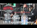 LEL Explosion in a Confined Space Atmosphere