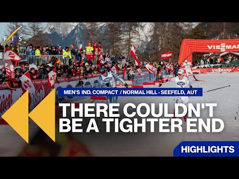 THERE COULDN'T BE A TIGHTER END | Highlights | FIS Nordic Combined