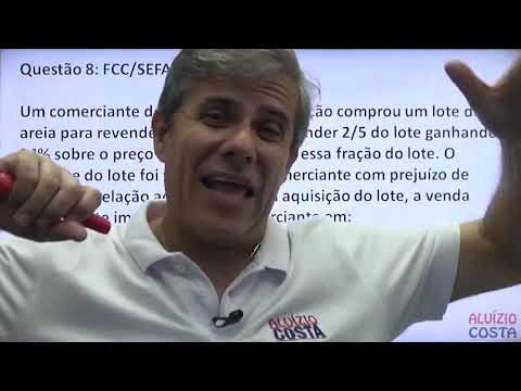 Aula 02 - Questões de Porcentagem - FCC