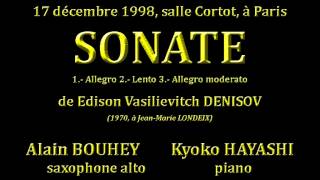 SONATE DE DENISOV A. BOUHEY - KYOKO HAYASHI