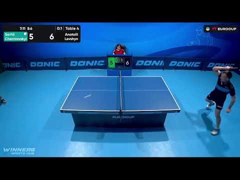 13:40 Serhii Cherniavskyi - Anatolii Levshyn 14.08.2023 TT Euro.Cup Ukraine Star. TABLE 4