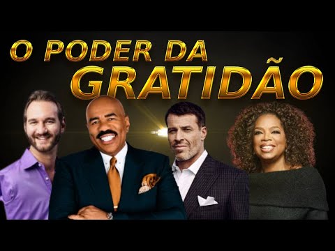 FILME O PODER DA GRATIDÃO Oprah Winfrey Anthony Robbins LEI DA ATRAÇÃO