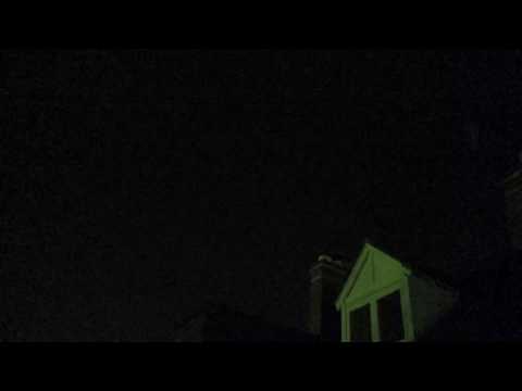 HELICOPTER PASSES WHITE ORB UFO SHREWSBURY 4 NOVEMBER 2016