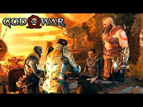 Atreus Is Happy With Brok And Sindri Reunite Full Cutscene - God of War 4 | Kratos Legacy.