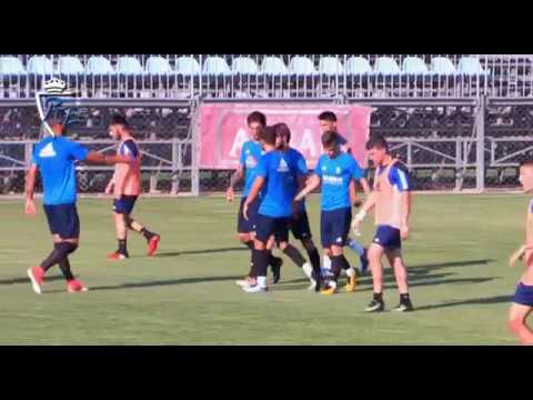 Partido de entrenamiento Real Zaragoza - Deportivo Aragón I 22/7/2017