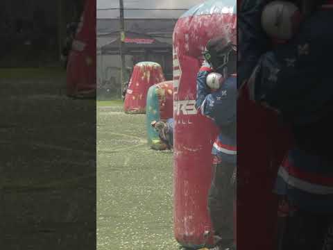 Intense paintball action! Would you play?