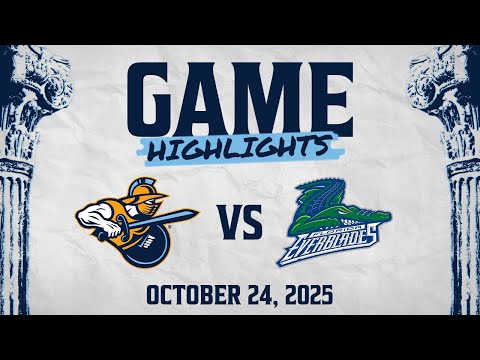 HIGHLIGHTS: Atlanta Gladiators @ Florida Everblades 10/24/25