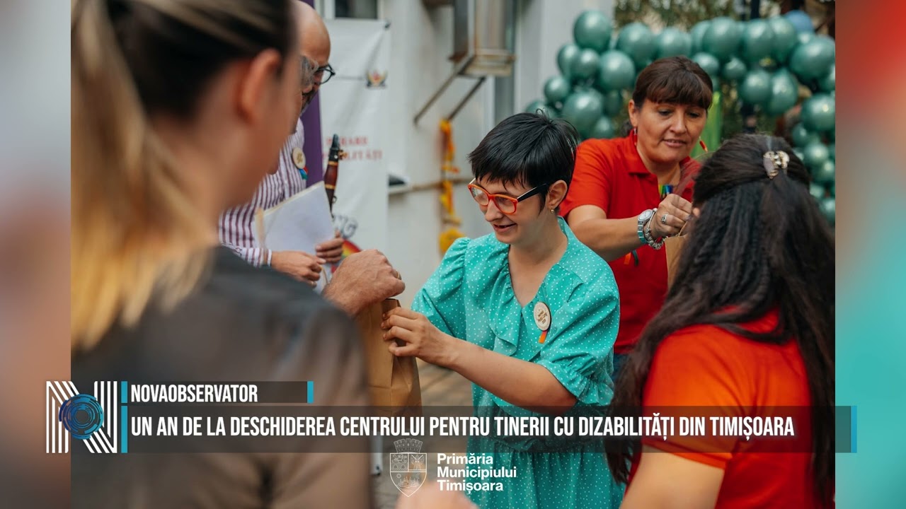 Un an de la deschiderea centrului pentru tinerii cu dizabilități din Timișoara